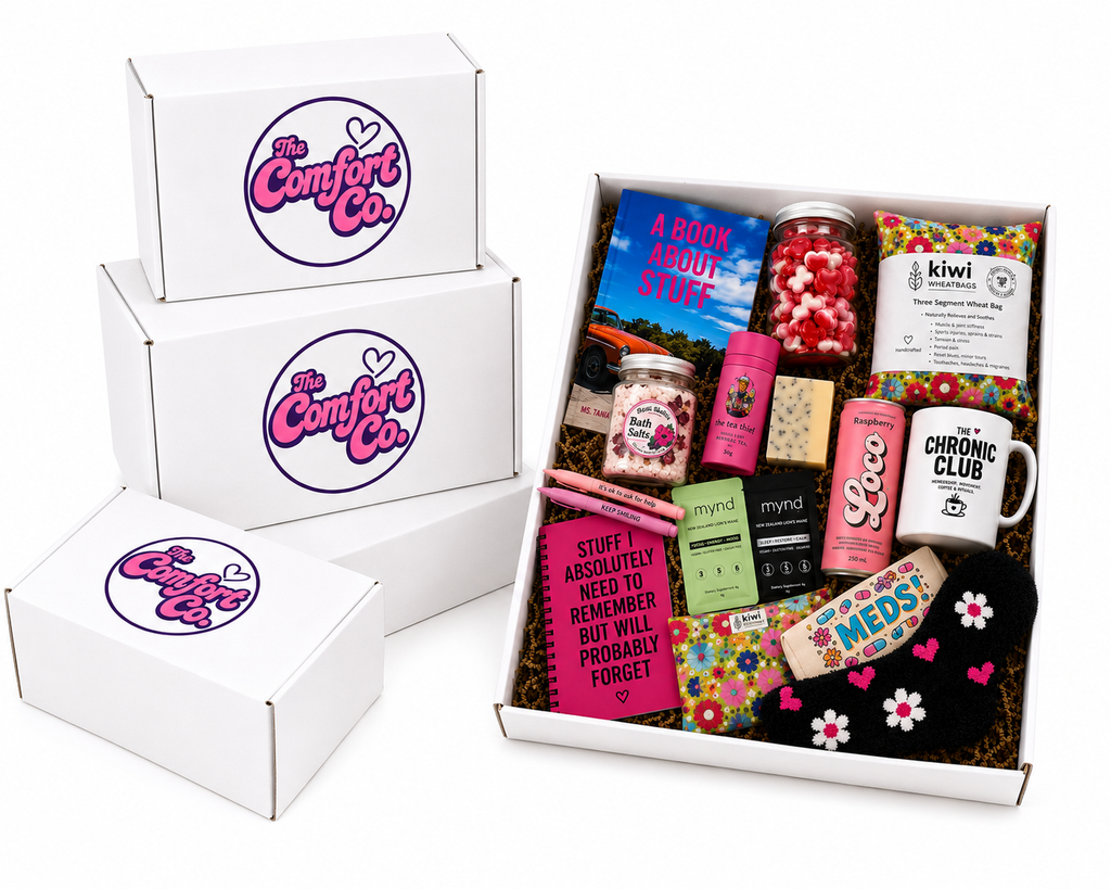 Contents of The Comfort Co Limited Edition Box
