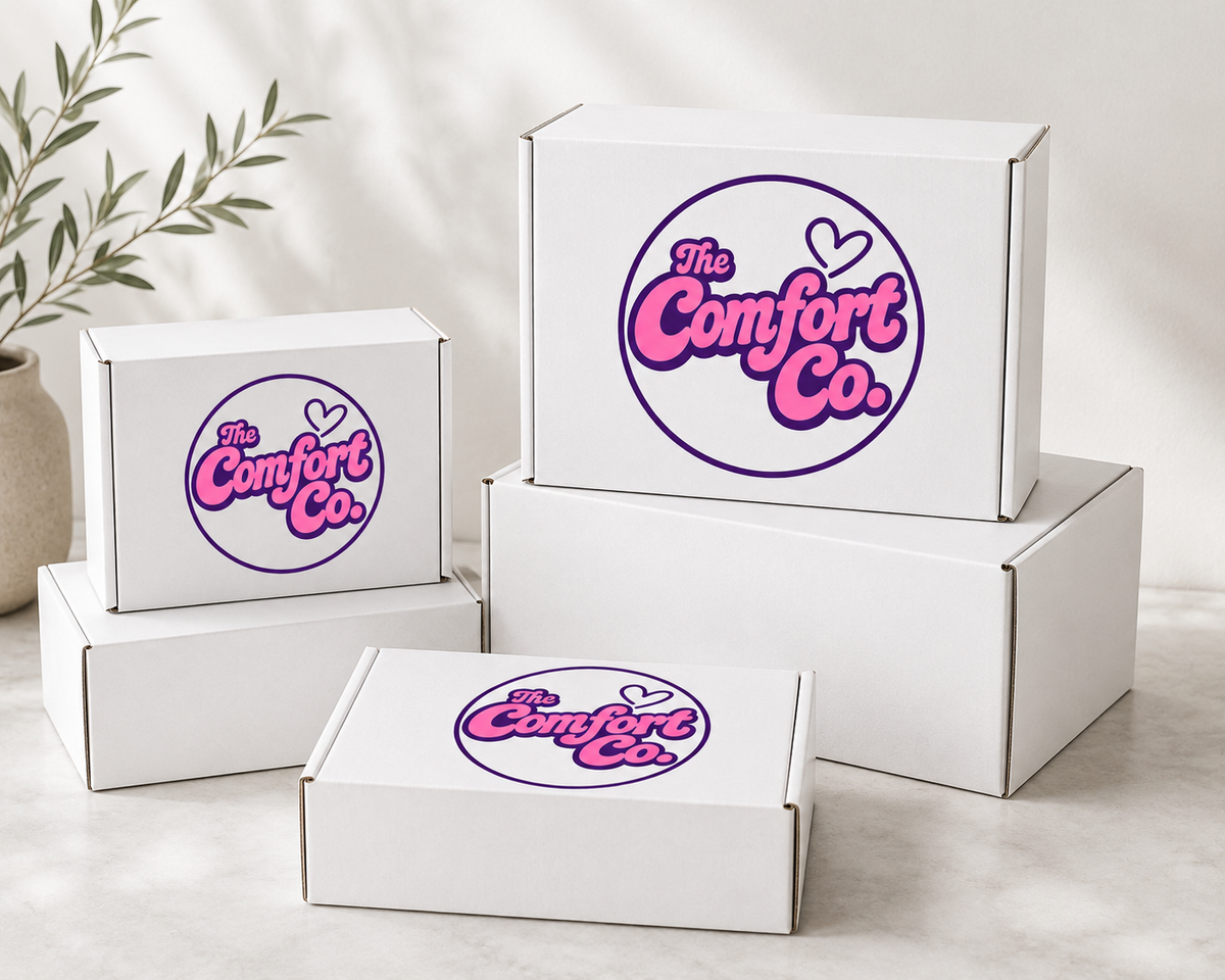 The Comfort Co Limited Edition Box gift packaging